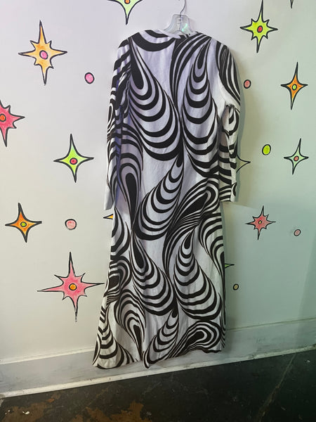 Vintage 60s 70s | Psychedelic Groovy Mid Century Robe