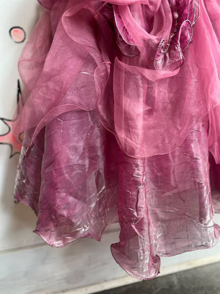 Pink Fairy Princess Ball Gown Dress - Y2K Formal Prom Dress - Small/XS