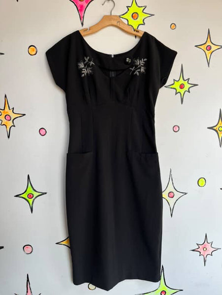 Retro Pin-Up 40s/50s Wiggle Dress by Bettie Page – XL – Rockabilly Vintage Repro