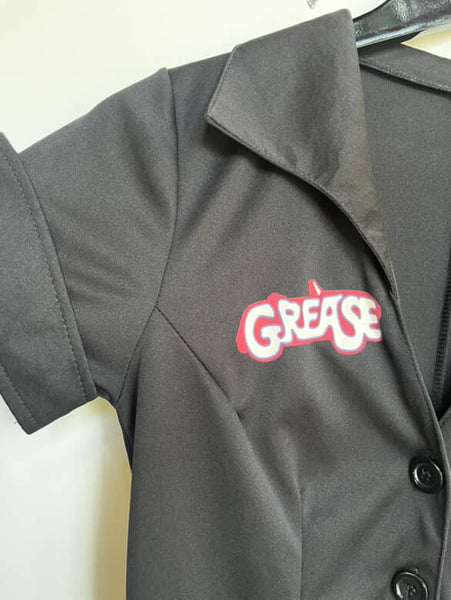 Grease Pink Ladies Rizzo Black Dress β Retro Halloween Costume β Size M/L