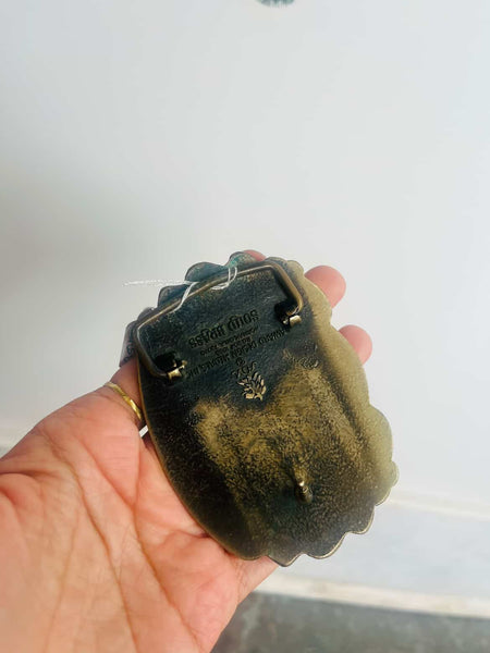 Vintage "Right to Bear Arms" Brass Belt Buckle – Second Amendment