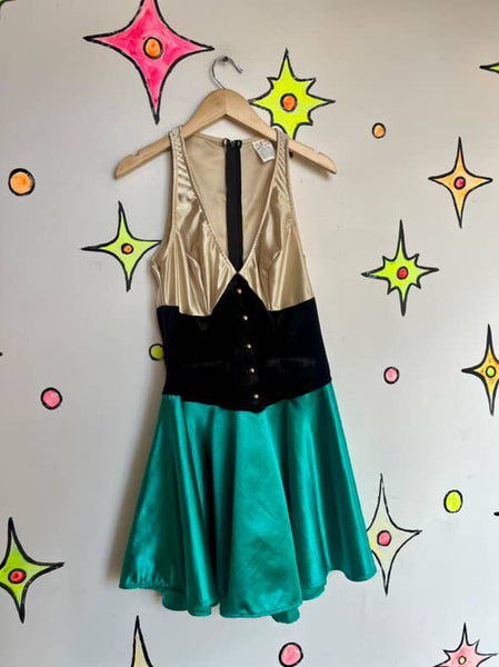 Mad Hatter Halloween Costume Dress – Clowncore Party Outfit – Leg Avenue – M