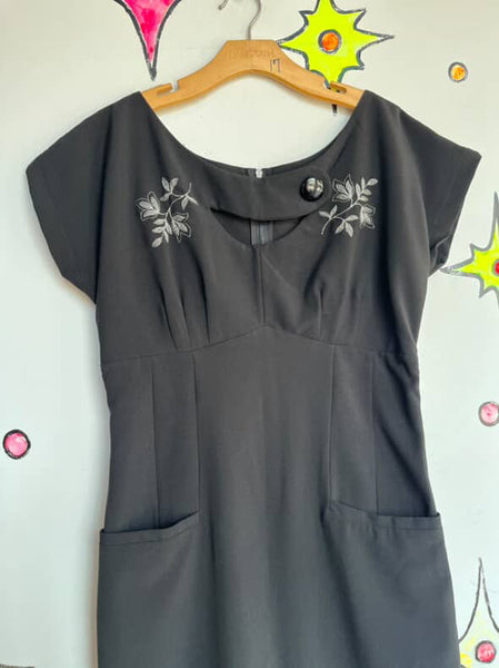 Retro Pin-Up 40s/50s Wiggle Dress by Bettie Page – XL – Rockabilly Vintage Repro
