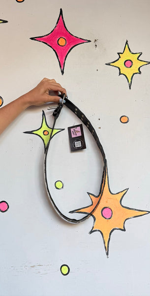 Y2K Grommet Belt | Goth Punk Grunge Double Hole Statement Belt