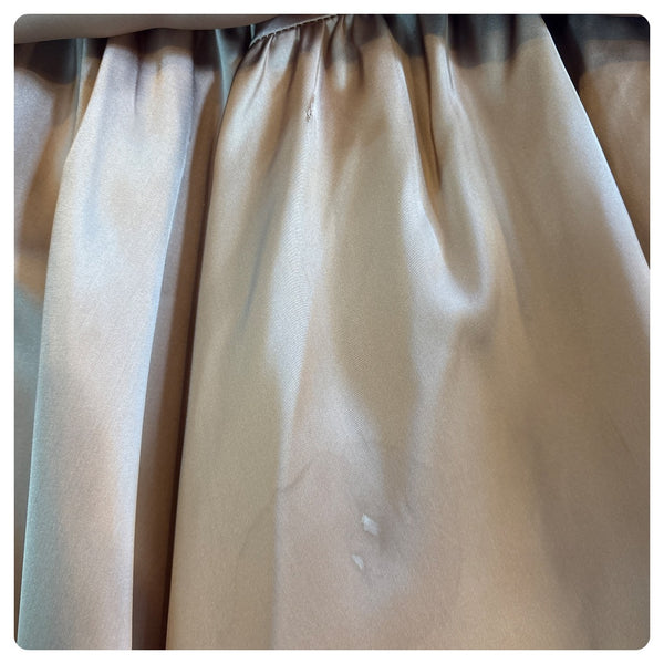Vintage 40s Jonathan Logan Champagne Satin Evening Gown | Hollywood Glam | S