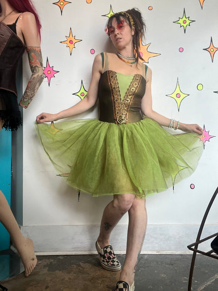 Fairy Ballet Costume Dress Balletcore Fantasy Medieval Cosplay Dance Dress Small