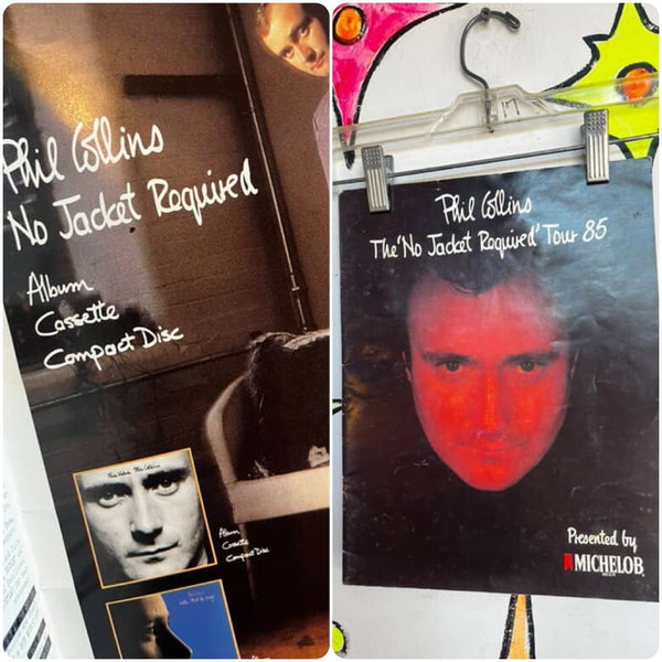 Vintage 1985 | Phil Collins The No Jacket Required Tour 85 Concert Tour Book