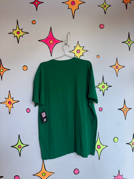 Leprechaun Costume T-Shirt Irish St Patrick's Day Oversized Green Graphic L/XL