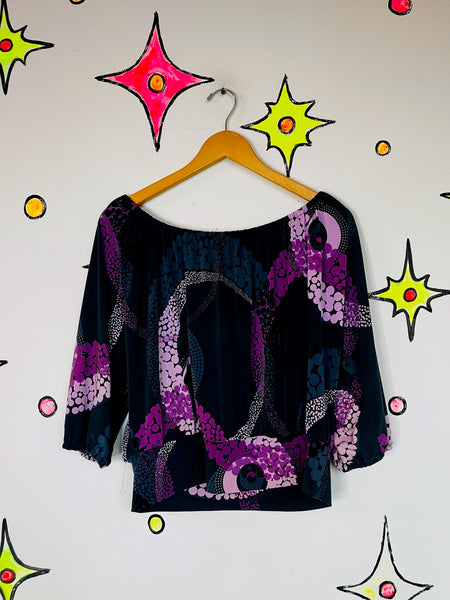 Vintage 90s Y2K Cyber Grunge Club Kid Fairy Rave Top – Express – L