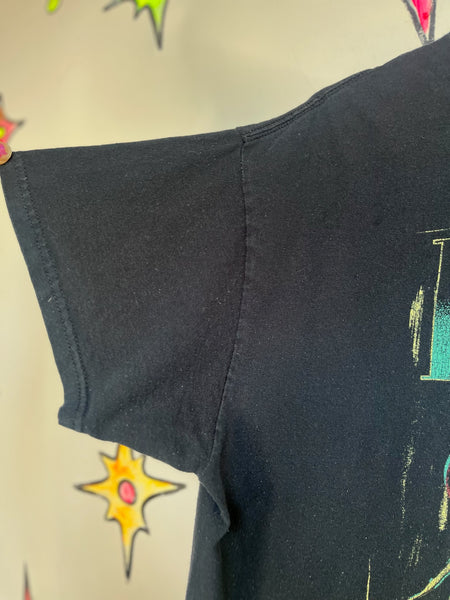 Vintage 90s Nirvana Kurt Cobain Grunge Band Tee | Y2K Black Concert T Shirt | XL