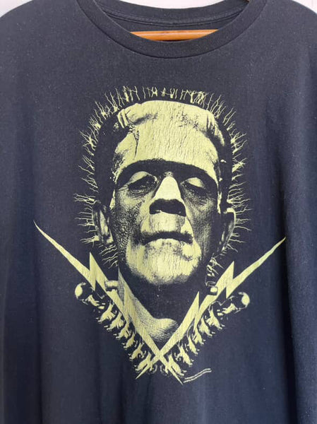 90s Y2K Universal Monsters Frankenstein Tee – Halloween Goth Zombie T-Shirt – 2X