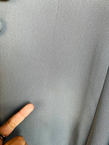Vintage 80s 90s Gray Asymmetrical Wearable Art Blazer – Office Glam Size 12