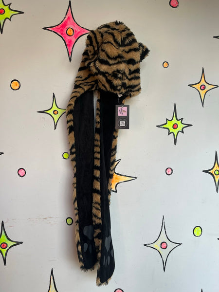 Tiger Furry Hat Kawaii Japanese Street Fashion Festival Hood