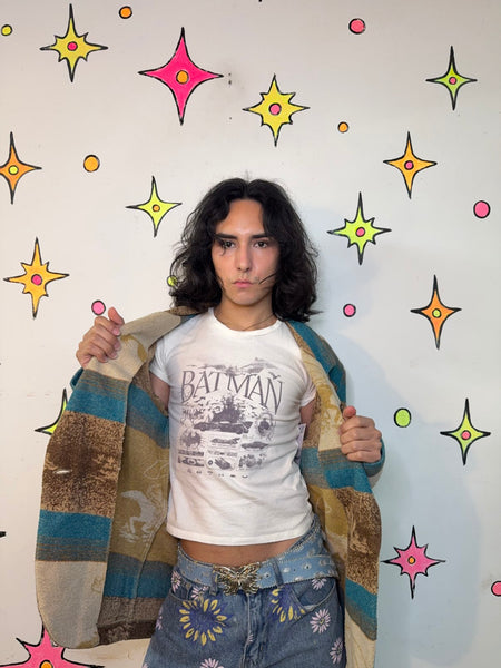 Vintage Boho Western Jacket Retro Southwest Cardigan Coat Cozy Cowgirl Folk XL
