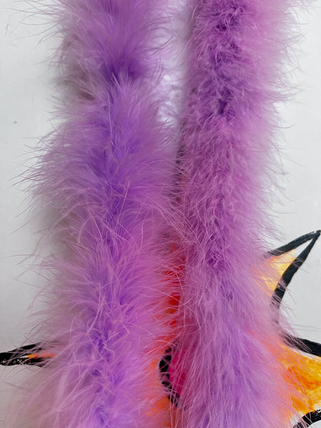 Purple Feather Boa – Coquette Fairycore – Y2K Party – Balletcore Glam - Flapper