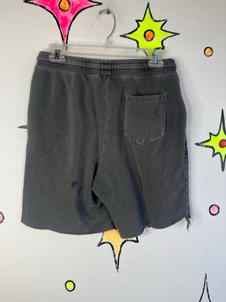 Y2K Bedazzled Lounge Shorts ' McBling Indie Sleaze - S