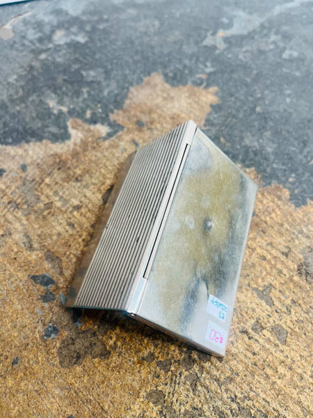 Vintage Metal Card Holder / Cigarette Case – Sleek & Functional - Mid Century