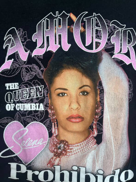 Vintage 90s Y2K Selena Queen of Cumbia T-Shirt | Concert Tee | Size M