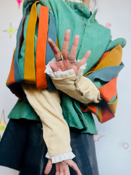 1930s Theatrical Renaissance Doublet – Pirate Fantasy Reenactment Jacket Costume