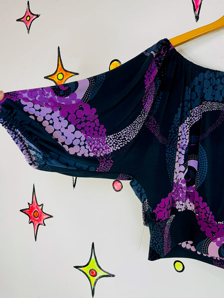 Vintage 90s Y2K Cyber Grunge Club Kid Fairy Rave Top – Express – L