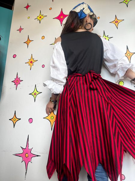 Halloween Pirate Costume Dress Renaissance Festival Piratecore Cosplay Outfit SM