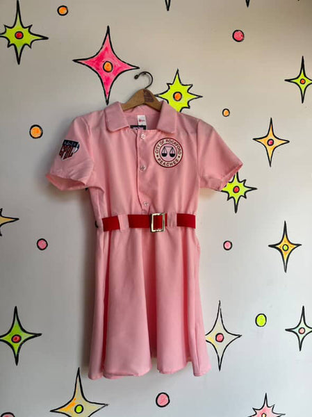 Vintage 1940s Style A League of Their Own Costume Dress - Baseball Uniform - S