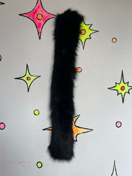 Vegan Fur Stole Old Hollywood Glam Faux Fur Mob Wife Vintage Glamour Shrug