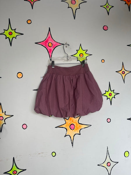 Y2K Pink Lilac Bubble Skirt Sculptural Fairy Grunge Avant Garde Mini M