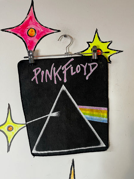 Pink Floyd Dark Side of the Moon Patch | Large Sew-On Vintage | Band Merch