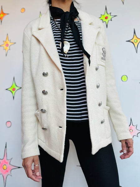 Vintage Lauren by RL Wool Cashmere Sweater - Cozy Classic Preppy Glam - Small