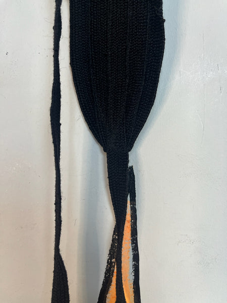 Antique Victorian Mourning Sash Gothic Historical Belt – Black Mourning Attire