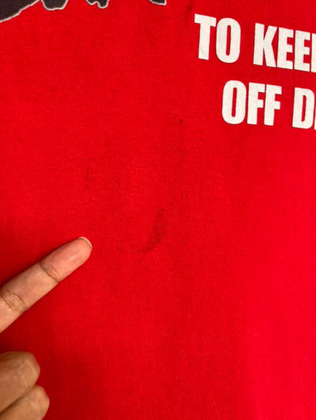 90s Y2K | DARE to Resist Drugs and Violence Tee T Shirt Red - Size Medium