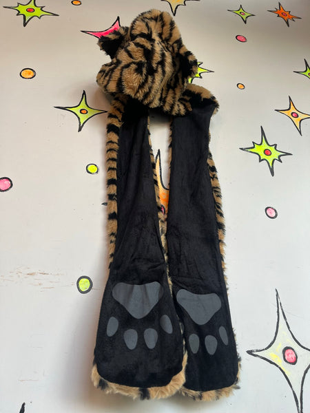Tiger Furry Hat Kawaii Japanese Street Fashion Festival Hood