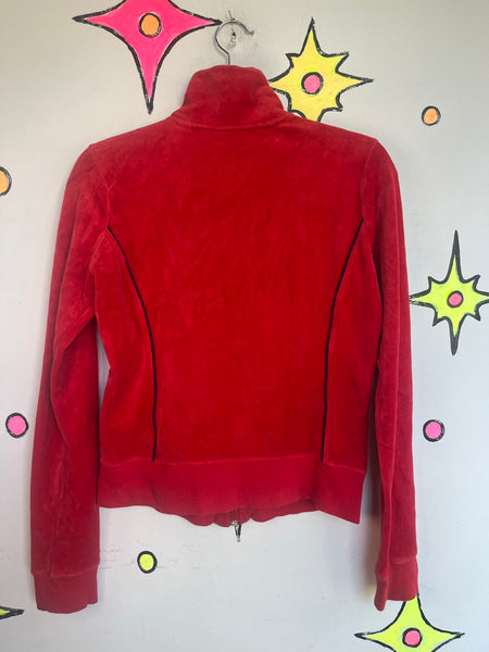Tommy Hilfiger Sporty Zip Up Sweater 90s Preppy Athleisure Vintage Logo Jacket S