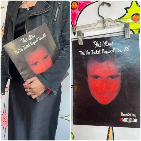 Vintage 1985 | Phil Collins The No Jacket Required Tour 85 Concert Tour Book