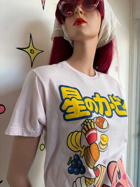 Vintage Kirby Nintendo Graphic Tee Pastel Kawaii Skater Streetwear S/M