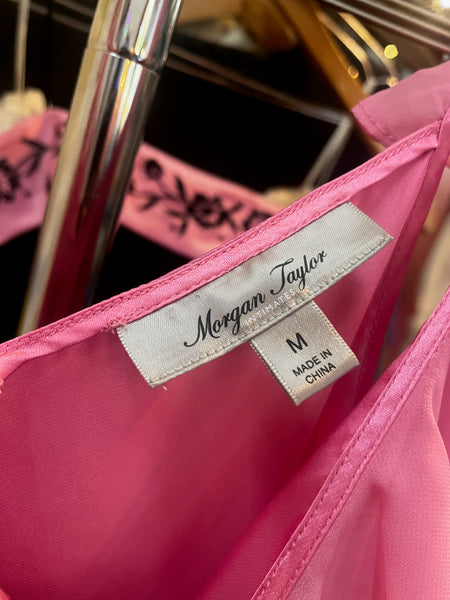 Vintage 90s Y2K Pastel Pink Fairy Grunge Babydoll Slip Dress – Coquette Emo - M