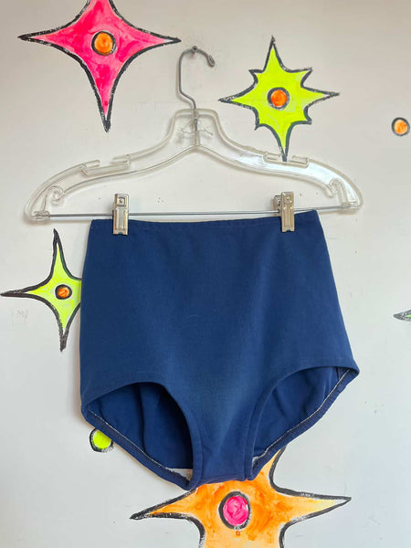 60s 2 piece Swimsuit Set Red White and Navy Nautical - Gidget - Playsuit - Small