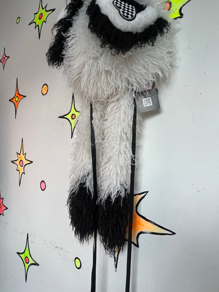 Panda Furry Hat Kawaii Japanese Street Fashion Emo Festival Hood