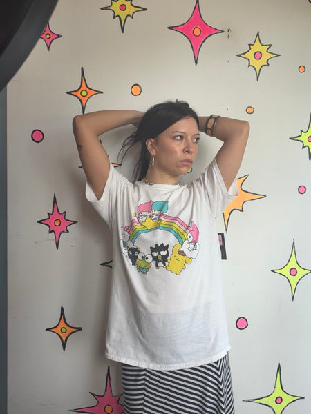 Sanrio Graphic T-Shirt Kawaii Harajuku Y2K Anime Cute Casual Tee Medium