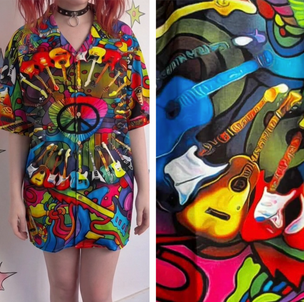 Vintage 90s Men's Beer Label Shirt - Wearable Art Retro Party Vibes - Size Large