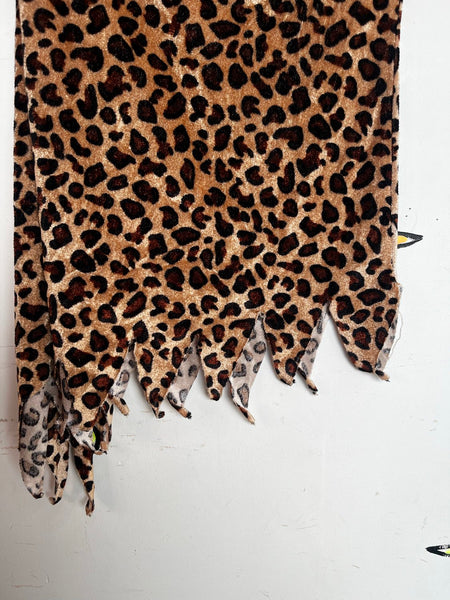 Cave Woman Costume Mini Dress Sexy Stone Age Halloween Flintstones Cosplay S