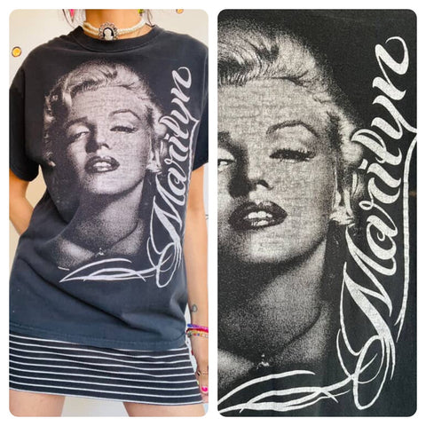 90s Y2K | Marilyn Monroe Graphic Tee T Shirt | Emo Fairy Grunge | Size M
