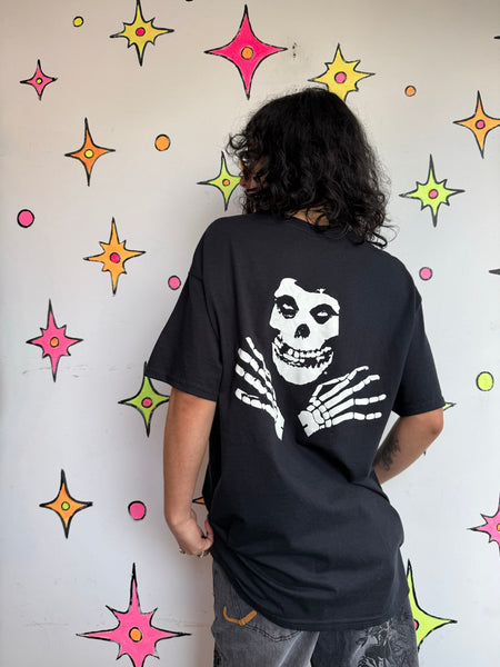 Vintage Misfits Band Tee Goth Grunge Rock Concert Graphic T-Shirt Punk L/XL