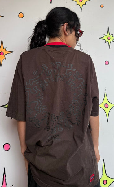 Keith Haring Graphic T-Shirt | Pop Art Museum Streetwear Tee XL