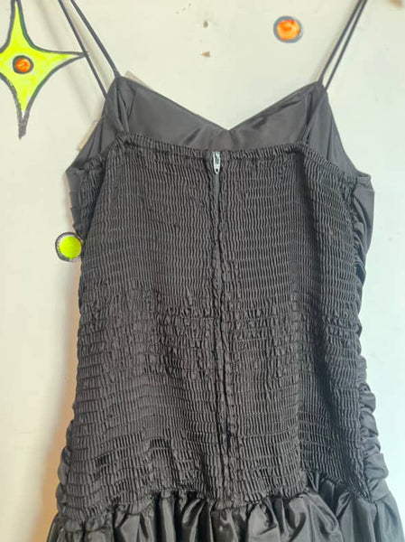 Vintage 80s Little Black Dress - Poofy Formal Party Prom - Small