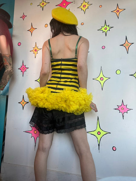 Leg Avenue Bee Costume Cute Bumble Bee Halloween Cosplay Dress S/M