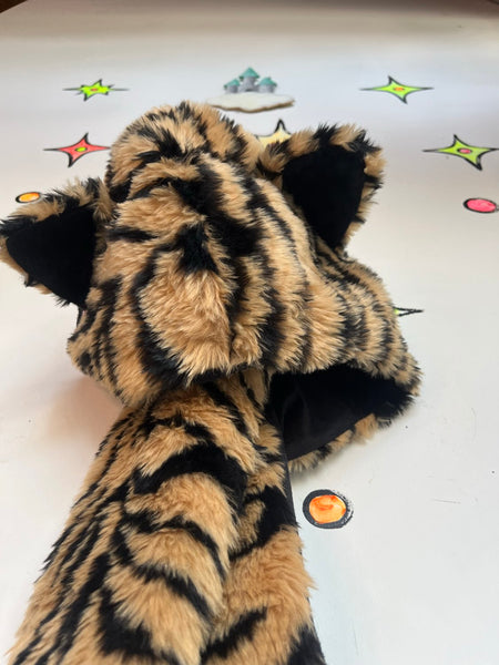 Tiger Furry Hat Kawaii Japanese Street Fashion Festival Hood