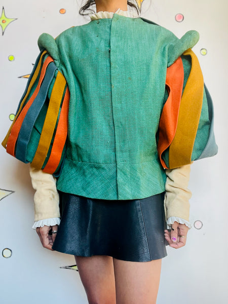 1930s Theatrical Renaissance Doublet – Pirate Fantasy Reenactment Jacket Costume