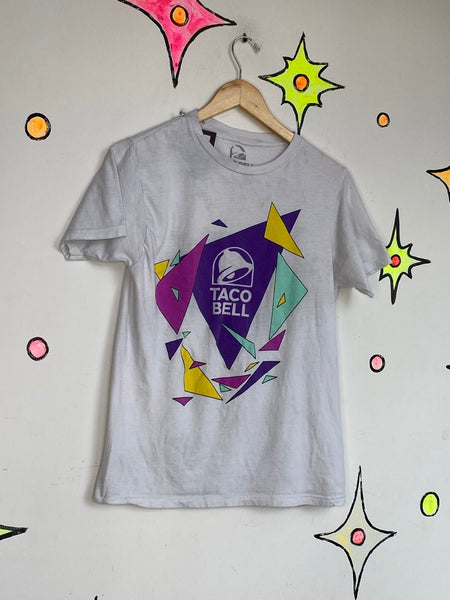 Taco Bell Novelty Graphic Tee Y2K Fast Food Pop Culture T Shirt S